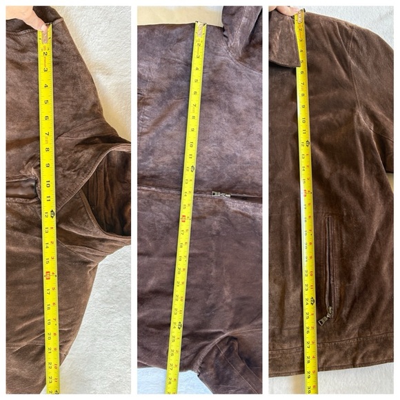 Sonoma Genuine Leather Brown‎ Suede Men's Jacket - Picture 14 of 14
